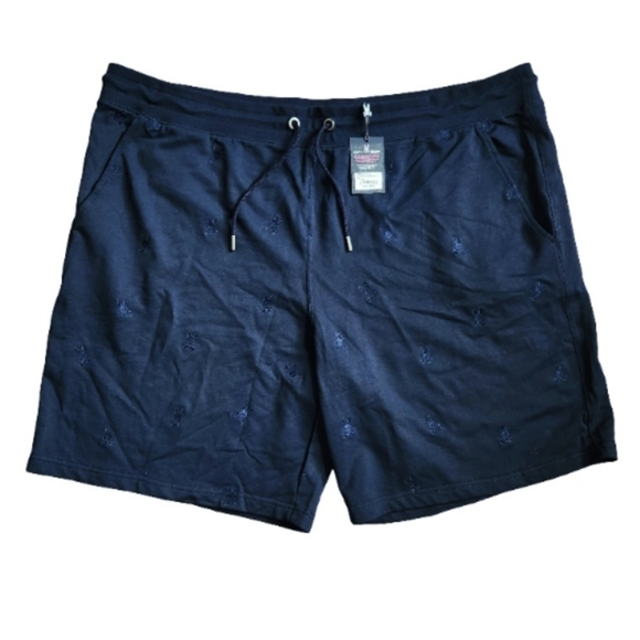 Psycho Bunny Other - PSYCHO BUNNY MEN'S NAVY BLUE BIG AND TALL SWEAT SHORTS SIZE 4XL  $145 BRAND NEW